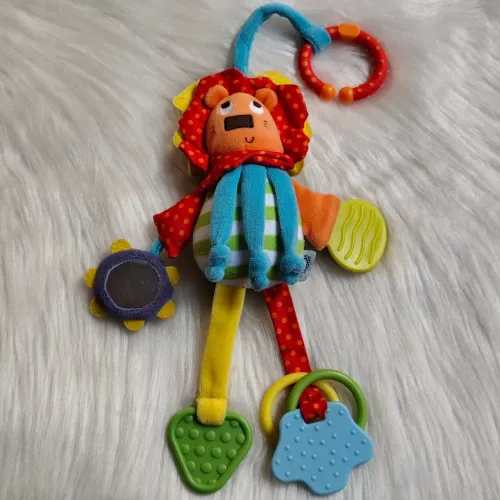 Móbile Pelúcia de Atividades para Bebê Leãozinho Mamas & Papas Importado 