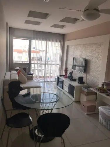 Flat para aluguel com 55 metros quadrados completamente mobiliado garagem