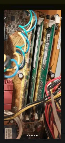 Computador Intel Core2 Duo Placa P5nsli Hd500gb com Gabinete