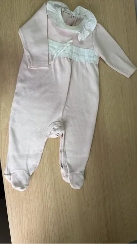 Macacão PRIMO AMORE todo em tricot - tamanho M
