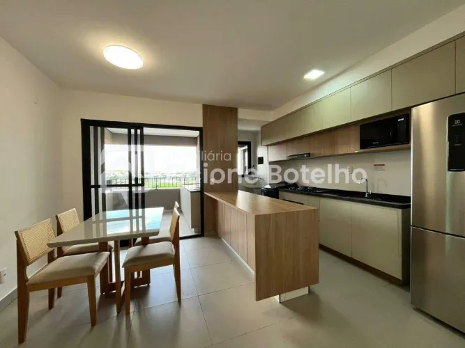 Apartamento mobiliado de 3 quartos com suíte e varanda gourmet para alugar no Jardim Sul