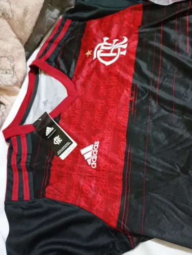 Conjunto do Flamengo (camisa e short) P, G e GG