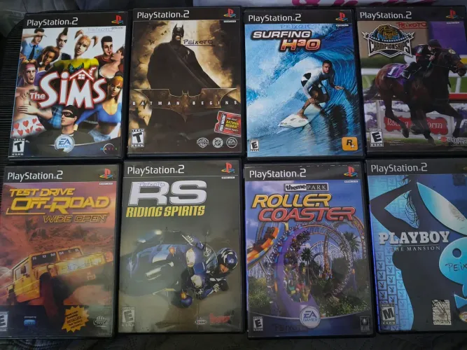 Lote 30 jogos PS2 original completo