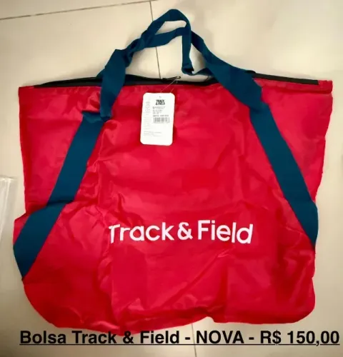 bolsa nylon track & field - nova