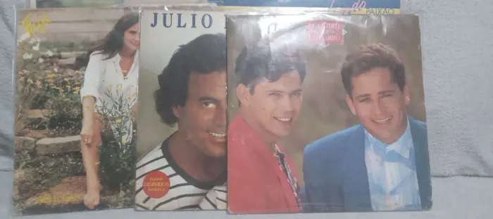 Discos em vinil - Música Popular (6 LPs)