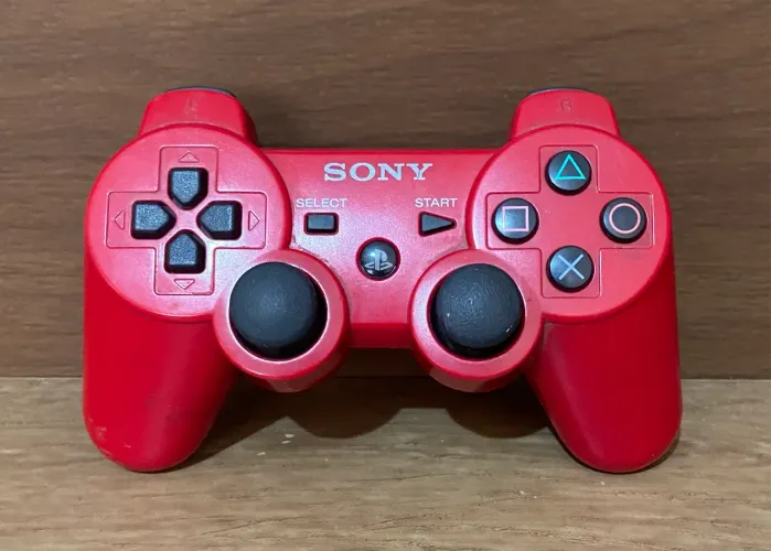 Controle vermelho de PlayStation 3 Original 100%