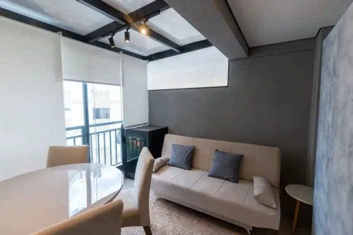 Studio para Locação na Vila Mariana, São Paulo-SP: 1 Quarto, 1 Banheiro, 19m² de Área