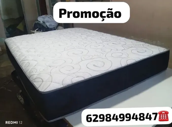 Colchao casal novo