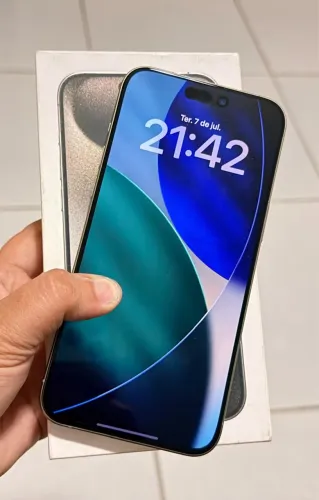 iPhone 15 Pro Max 256GB Natural. Aceito cartão com acréscimo da maquineta!!