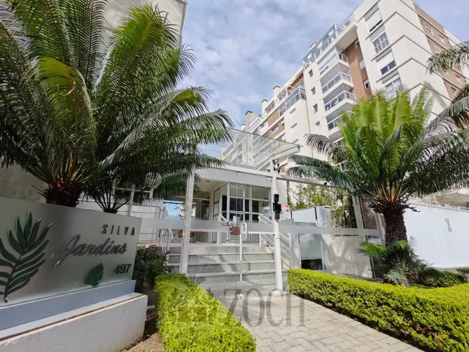 Apartamento mobiliado com ar condicionado e churrasqueira na sacada no condomínio Silva Ja