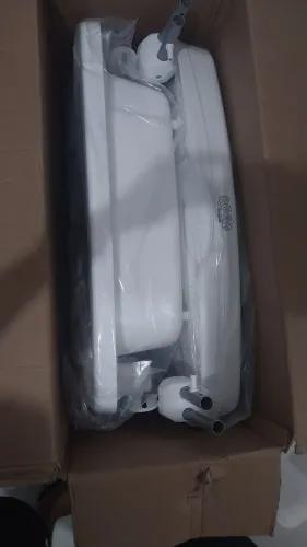 Banheira de criança burigotto splash + com suporte e trocador granito