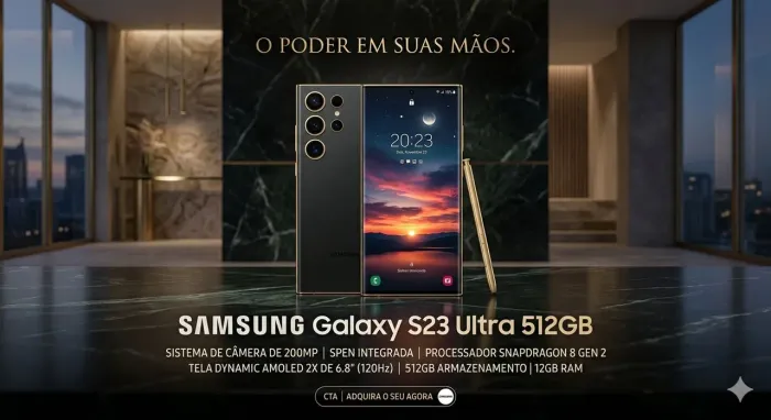 VENDA CELULAR S23 ULTRA 512 GIGAS 