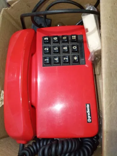 Telefone antigo gradiente 