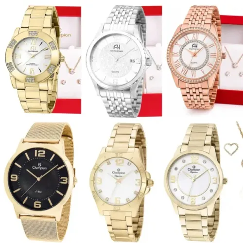 Relógio Feminino, nota fiscal. Valor varia entre 200,00 a 240,00 reais. Originais.