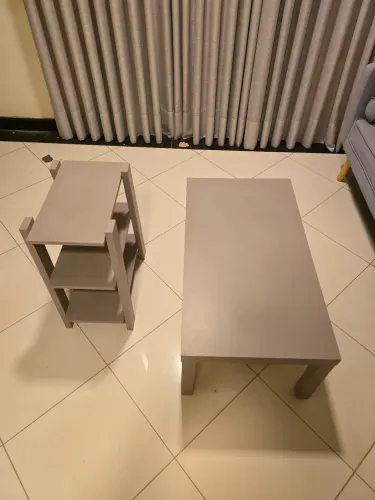 Mesa de centro e mesa lateral de apoio para sofá mesinha
