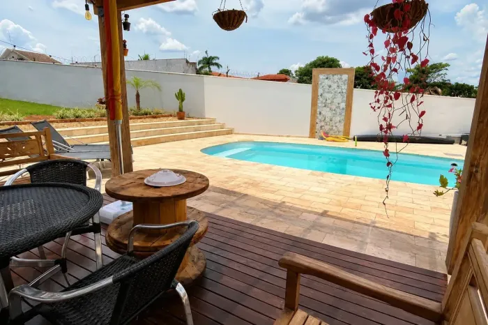 Casa 3 quartos (1 suíte) com piscina e churrasqueira à venda - Recanto Azul - Botucatu - S
