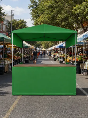 Barraca de feira reforçada desmontável