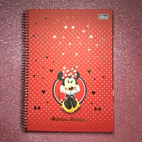 Caderno universitário Minnie 96 fls - Tilibra