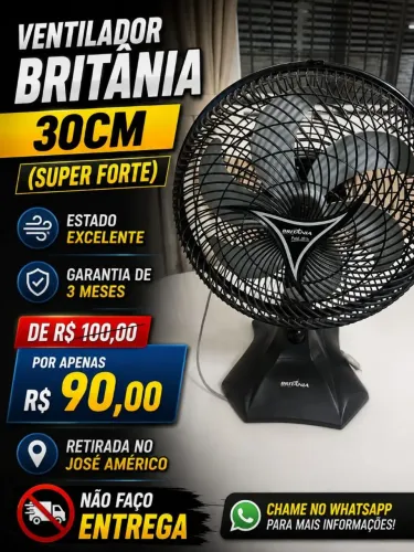 Ventilador Britânia 30 cm