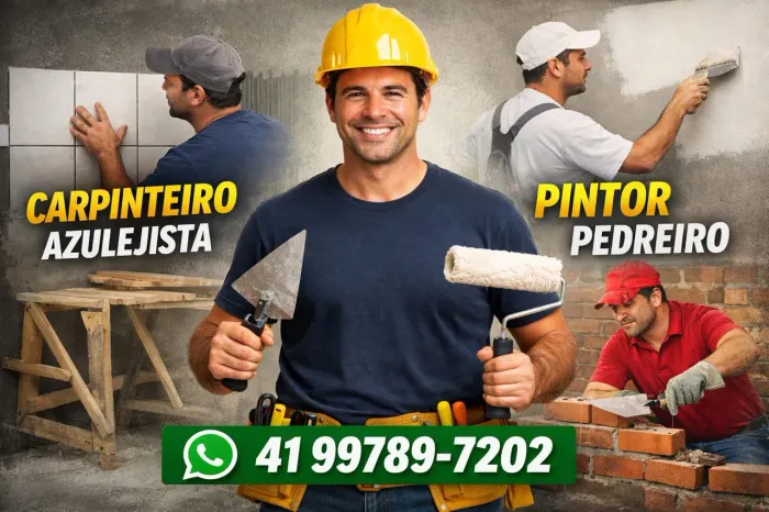 Carpinteiro/ Pedreiro/ azulegista/ pintor