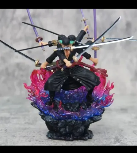 Zoro com Ataque Hiryuu: Shishi Sonson 14cm