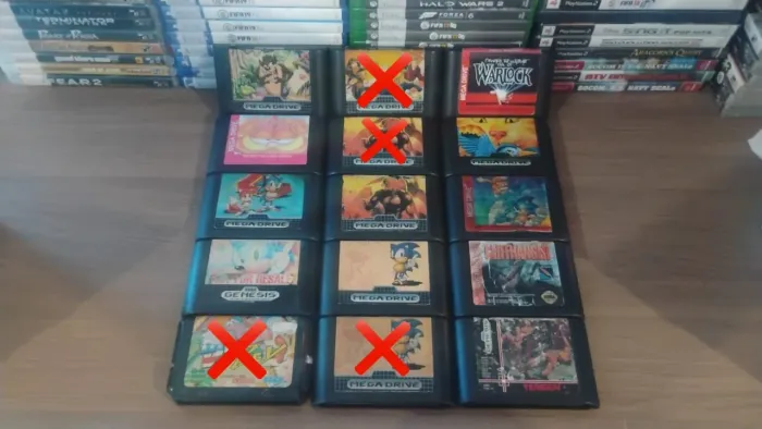 Fitas de mega driver 3 tudo por 1.300 ou valor unitário na descrição