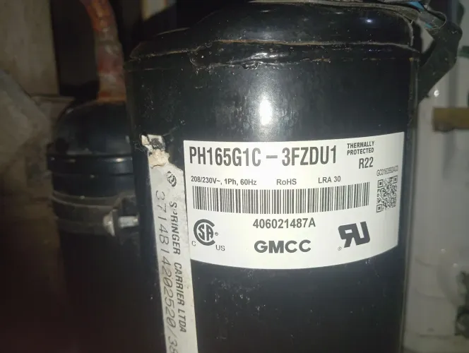 Compressor ar condicionado 12 e 18 mil btus
