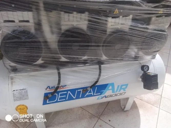 Compressor Odontológico AirZap 120L - 4 Motores (Isento de Óleo) - NR13
