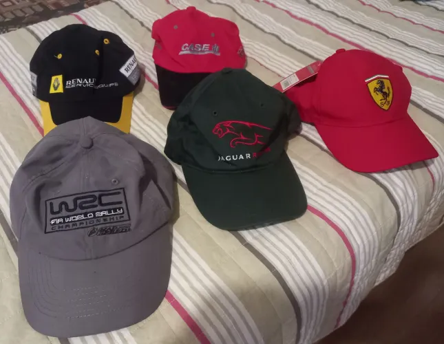 Bonés Ferrari Original Jaguar F1 Rally WRC