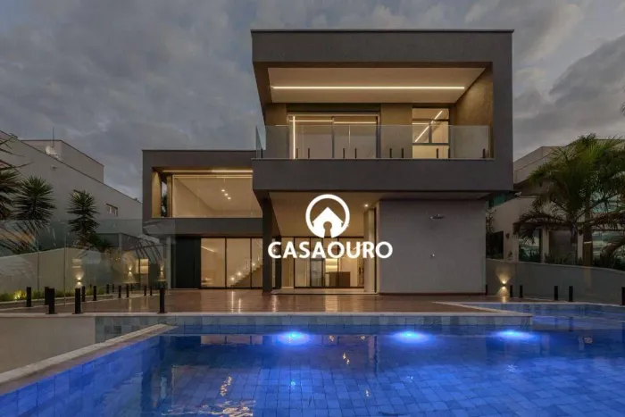 Casa com 4 quartos à venda, 408 m² por R$ 4.890.000 - Alphaville - Lagoa dos Ingleses - No