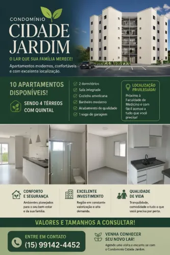 Apartamentos para venda Itapetininga 