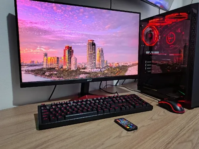 Computador Gamer Completo AMD Ryzen 5 / NVMe 500GB / Monitor 27