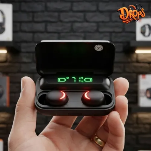 Fone de Ouvido Bluetooth Com Power Bank F9