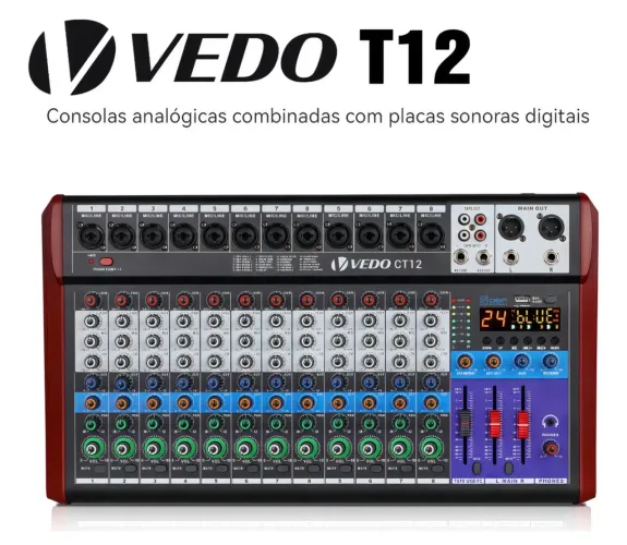 MESA DE ÁUDIO CT12 - VEDO