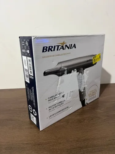 Secador 220V de Cabelos Britânia Mais Silencioso 1600W