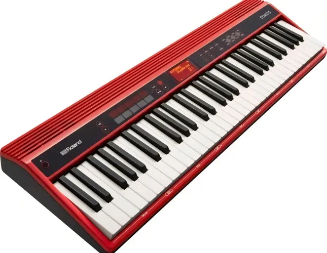 Teclado musical Roland Go Keys vermelho