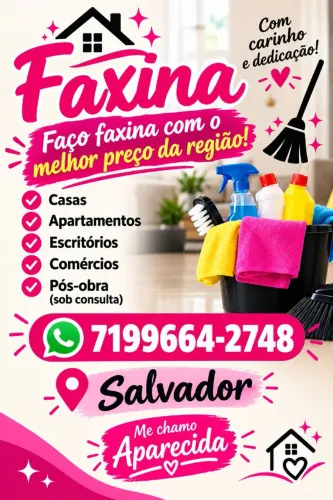 Faço faxina 