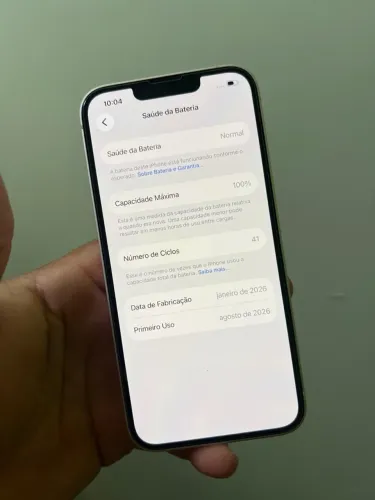NOVIDADE: IPHONE 17e 256GB BRANCO - APENAS 41 CICLOS + NOTA FISCAL!