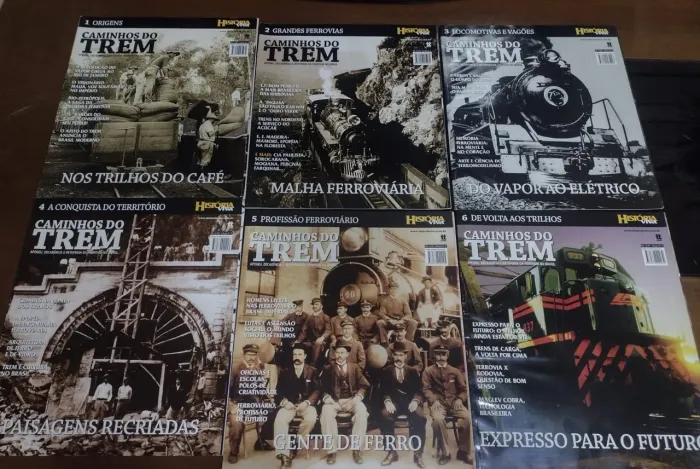 A coleção "Caminhos do Trem", da revista História Viva (Editora Duetto)