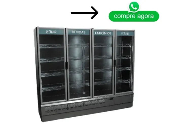 Geladeira Expositora 4 Portas Polar 127/220v