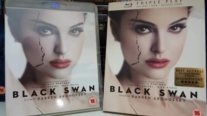 Blu-ray + DVD - Cisne Negro - Black Swan (Versão Rara Importada UK) Com Luva 