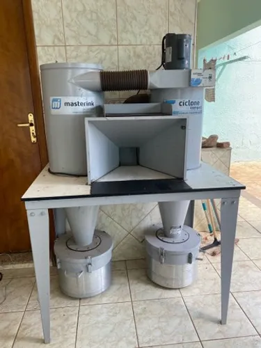 Máquina Ciclone coletora de pó ciclone masterink recarga toner 