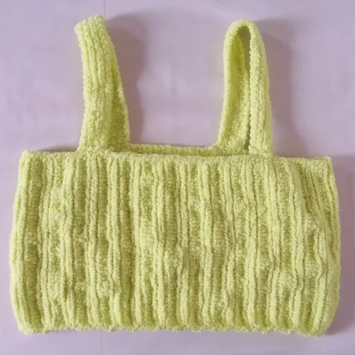 Cropped Neon Tricot Tricô com brilho Tam. P