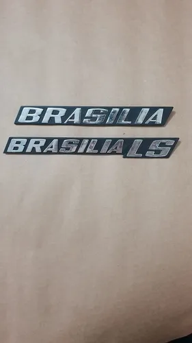 Vw brasilia emblema novo de época