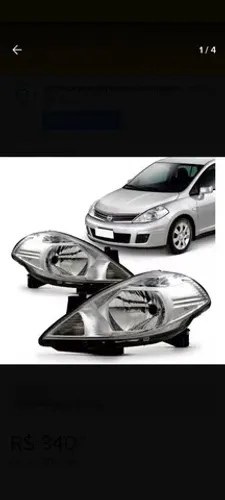 Farol Nissan tiida 