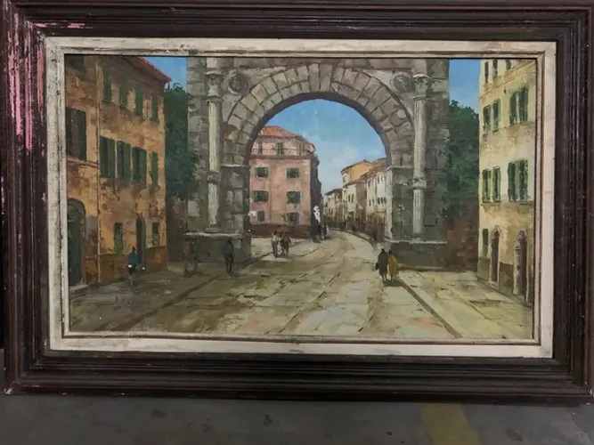Quadro antigo de 1987  artista  Amira Bessone