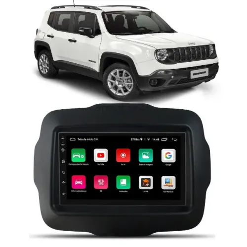 Kit Multimídia Jeep Renegade 7 Polegadas - Sem Dvd - Kronos