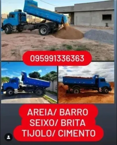 Brita Barro Areia Cimento Tijolo