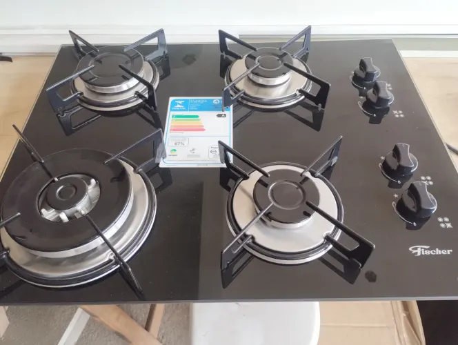 Cooktop 4 bocas tripla chama Fischer 