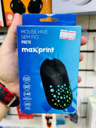 Mouse Sem Fio Com Bateria Recarregável 